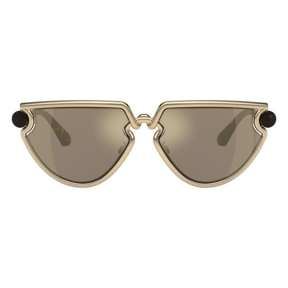 New BURBERRY Gold Aviator BE3152 1109/5A Sunglasses Women - Picture 2 of 7